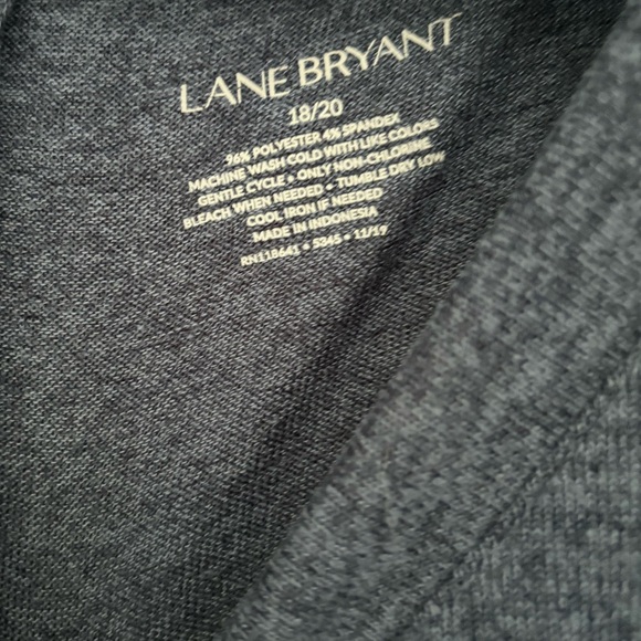 Soft Knit Swing Shirt V-Neck 3/4 Sleeves Ruched 18/20 1X 2X - Picture 4 of 6